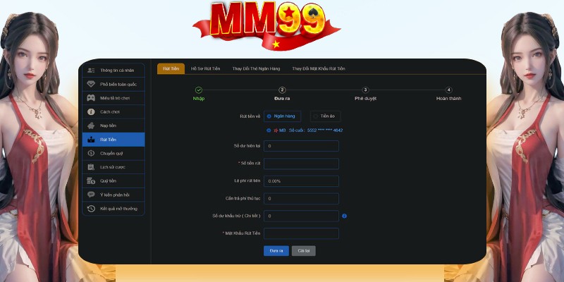 hướng dẫn rút tiền mm99